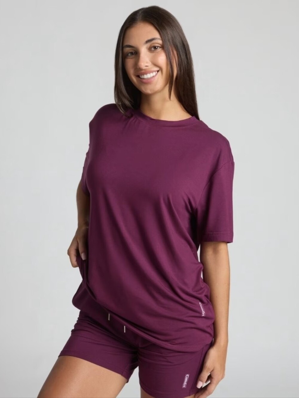 Comfrt Cloud Plum Lounge Tee UNISEX NWT